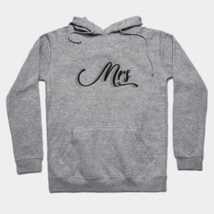 Mrs Wedding Monochrome Hoodie